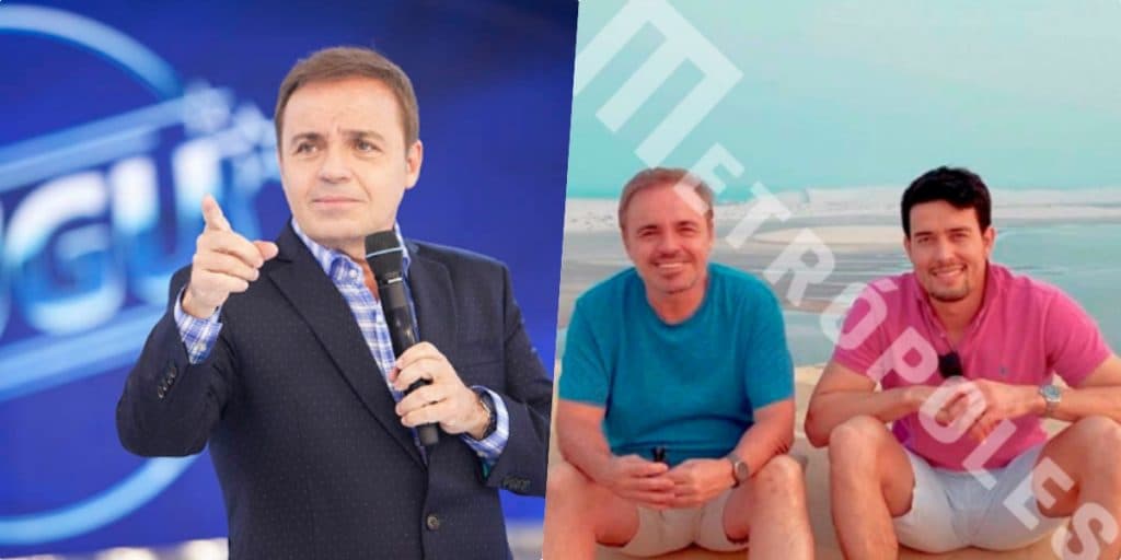 Leo Dias divulga que Gugu Liberato mantinha companheiro no exterior e escancara fotos; assessoria nega