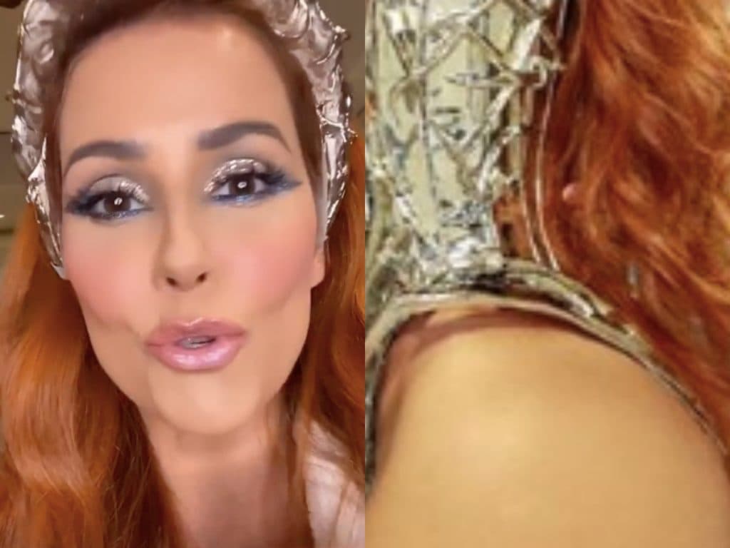 Deborah Secco empina bumbum em foto ousada e faz a temperatura subir: "Olha o tamanho dessa raba"