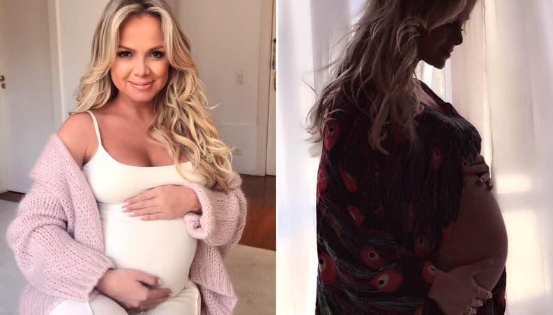 Aos 46 anos, Eliana tem gravidez de risco anunciada e sensitiva garante: "É um menino"