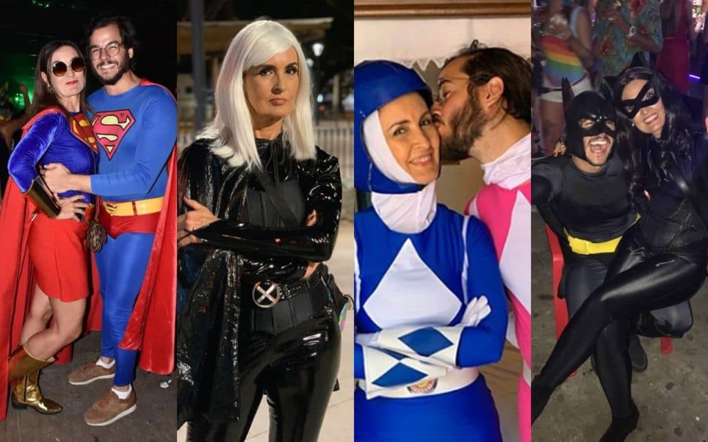 Mulher Gato, Supergirl, Power Rangers e Tempestade; as melhores fantasias de Fátima Bernardes para se inspirar no carnaval