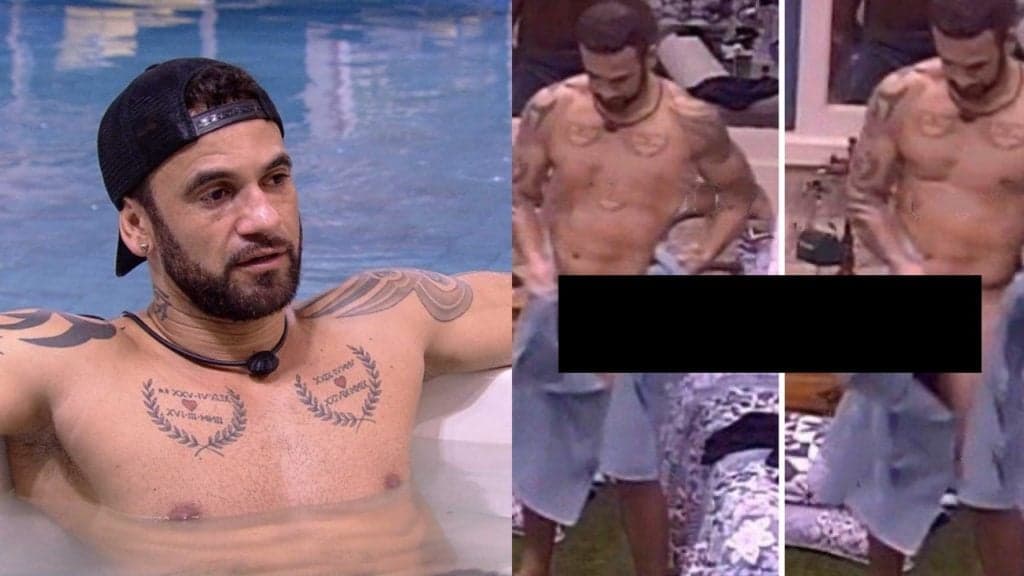 Hadson se descuida, abre a toalha no BBB 20 e reação escandaliza: "Parece minha geladeira, só tem ovo"