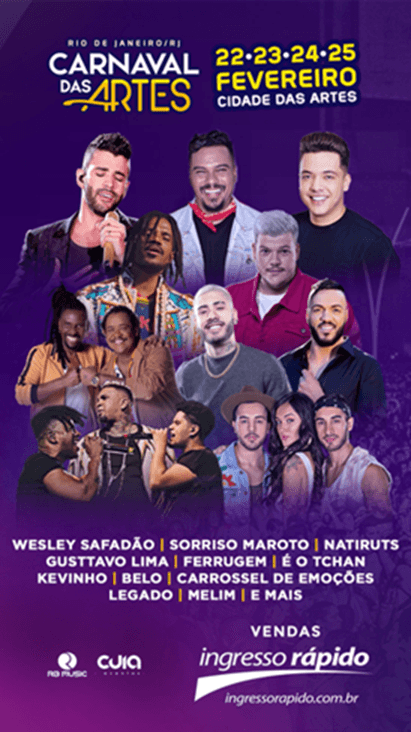 Artistas preparam repertório animado para o Carnaval das Artes no Rio de Janeiro!