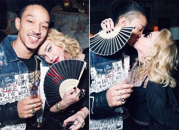 Novo casal na área! Madonna compartilha foto beijando seu affair e relação é confirmada