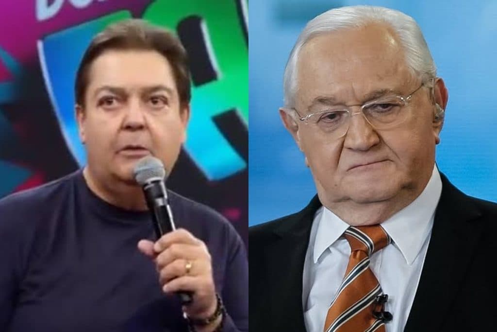 Faustão e Boris Casoy chocam; áudios vazam e gafes em programa ao vivo viram notícias