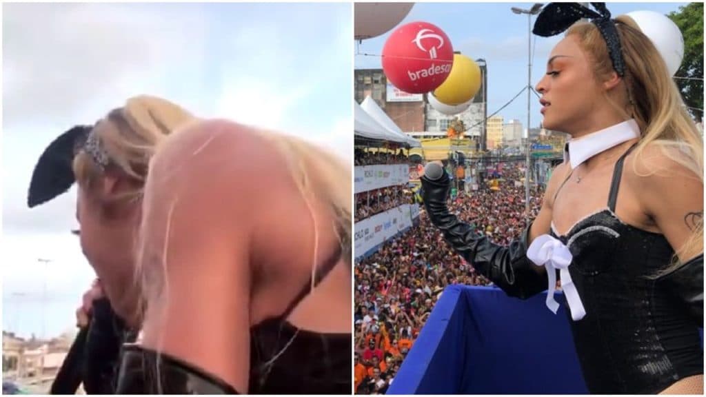 Pabllo Vittar se revolta com briga durante show no Carnaval e ameaça foliões: "Joga na minha boca''