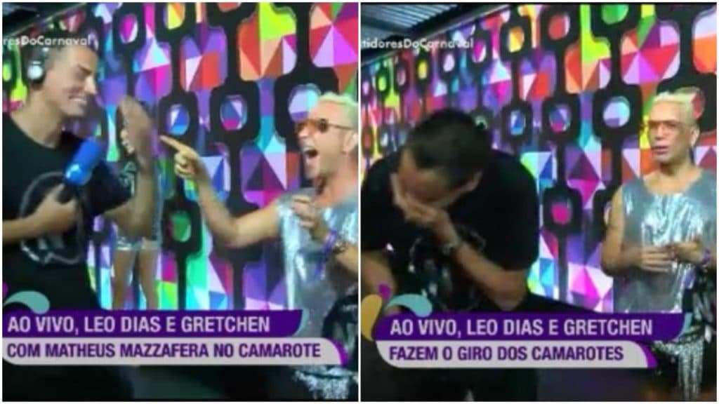 Leo Dias comete falha ao vivo na RedeTV! e conversa sobre tamanho do pinto vaza: "Não perdoo se for pequeno''