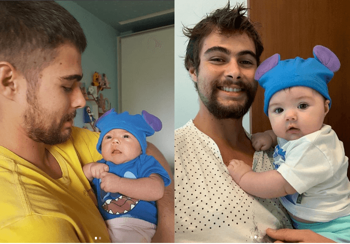 Rafael Vitti celebra quatro meses de nascimento da filha e encanta com fotos e declaração para a herdeira