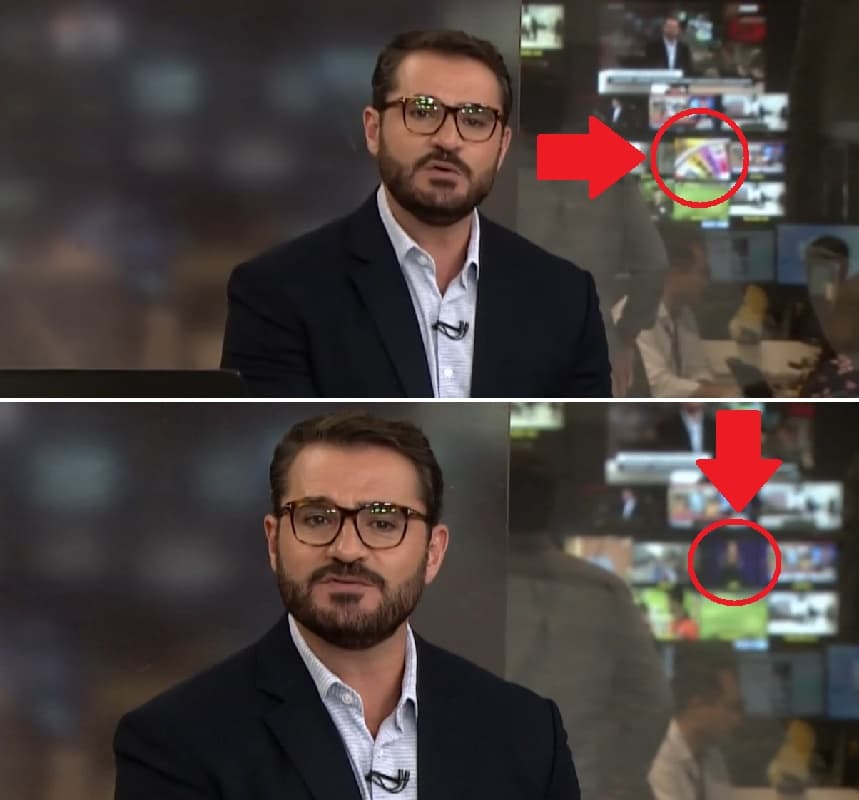 Eita! Funcionários da Globo são flagrados assistindo Rebeca Abravanel