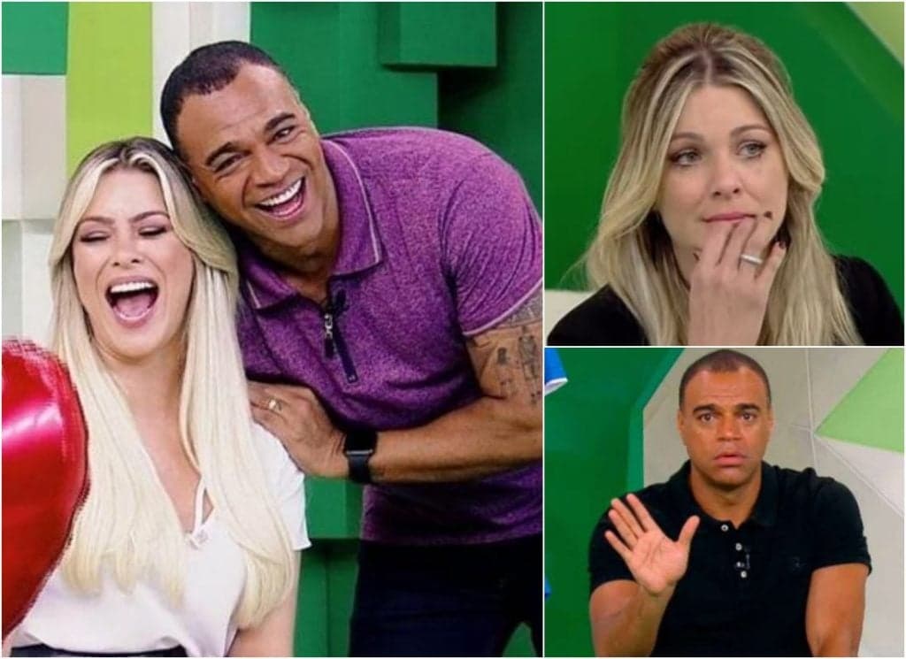 Renata Fan e Denílson têm apelido íntimo e apresentadora revela primeiro beijo ao vivo