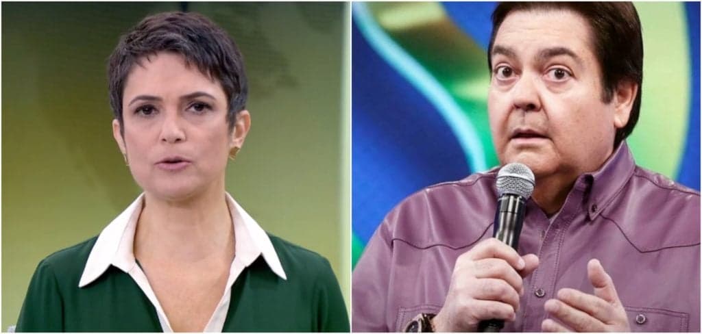 Após Sandra Annenberg perder 2 programas na Globo, Faustão faz provocação: 'Não era assim'