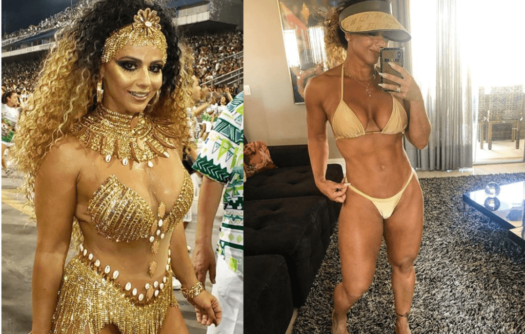 Viviane Araújo abre o jogo sobre andar pelada no carnaval e ficar "com os peitos de fora"