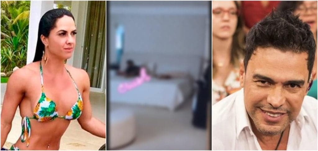 Após pegar Zezé Di Camargo na cama com 'outra', Graciele Lacerda flagra o sertanejo em momento particular