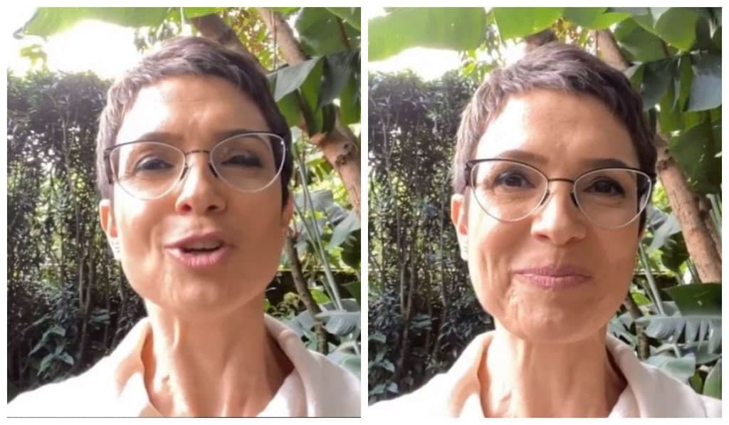 Sandra Annenberg surpreende em vídeo e faz crítica: "Este dia não será mais necessário !"