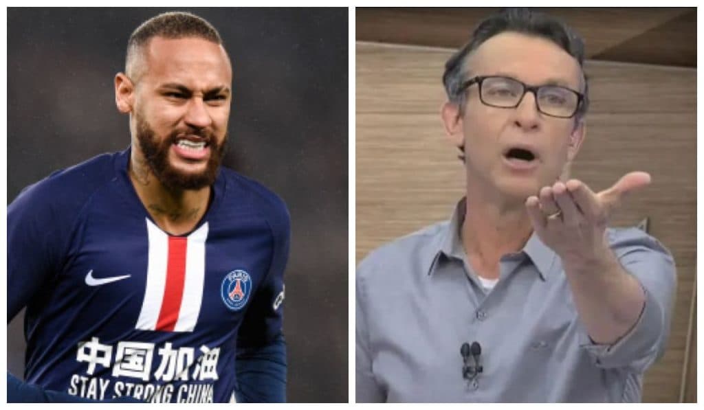 Inimigos! Neymar ridiculariza Neto e apresentador da Band não se controla: "Ver ele com a cara de c*"