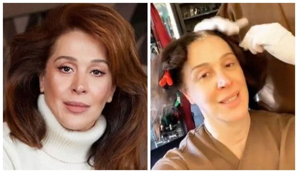 Sem poder sair, Claudia Raia expõe que marido bonitão é "cabeleireiro" e mostra procedimento em casa