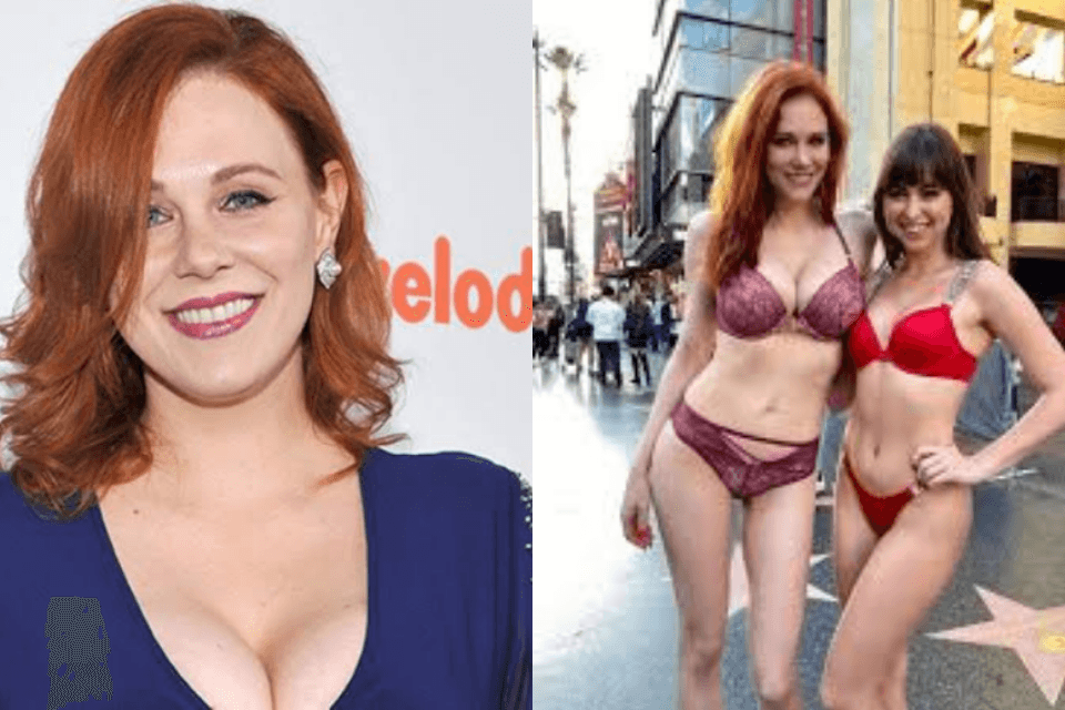 Ex-Disney que virou atriz pornô surge de lingerie na calçada da fama e para a web com corpão