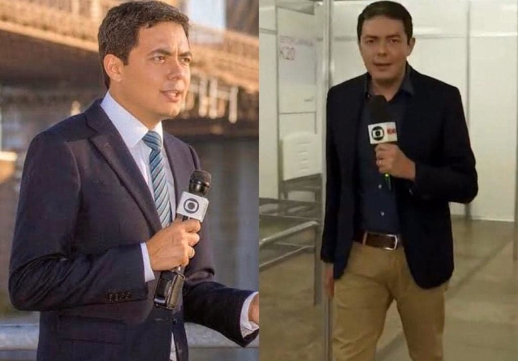 Oi? Repórter do Jornal Nacional aparece excitado em matéria, deixa tudo marcado e público da Globo fica indignado