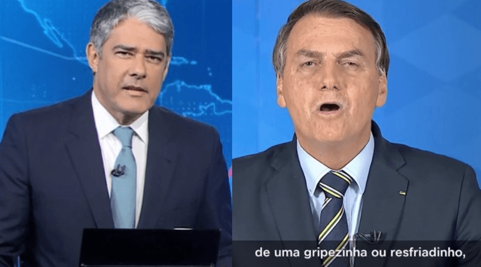 William Bonner critica discurso de Bolsonaro e público vai ao delírio: "Jantou"