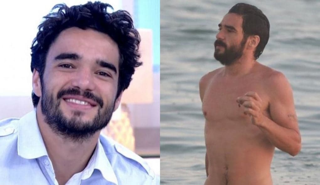 Caio Blat volta a ser assunto ao aparecer com volumão monstruoso na praia: "Três pernas"