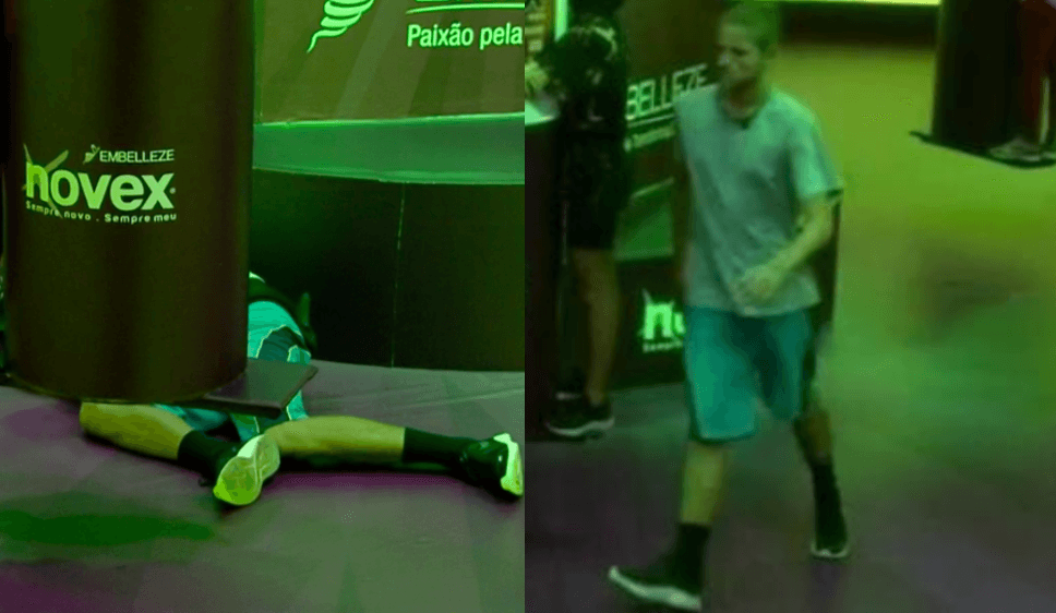BBB20: Daniel cai no chão e é desmascarado após fingir desmaio com paredão, diz internautas