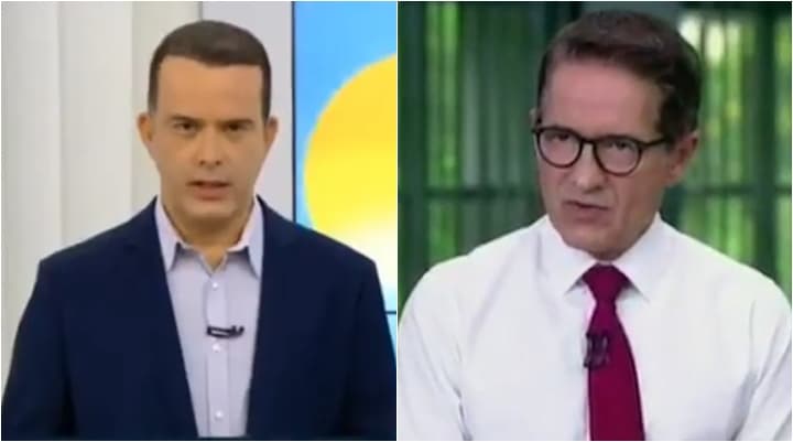 Jornalista se enrola ao vivo, vira piada e é comparado a Carlos Tramontina na Globo
