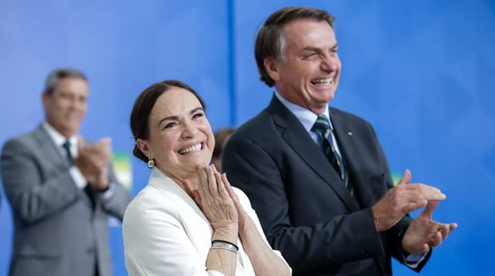 Famosos elogiam Regina Duarte por cargo no governo e ex-ator da Globo expõe hipocrisia