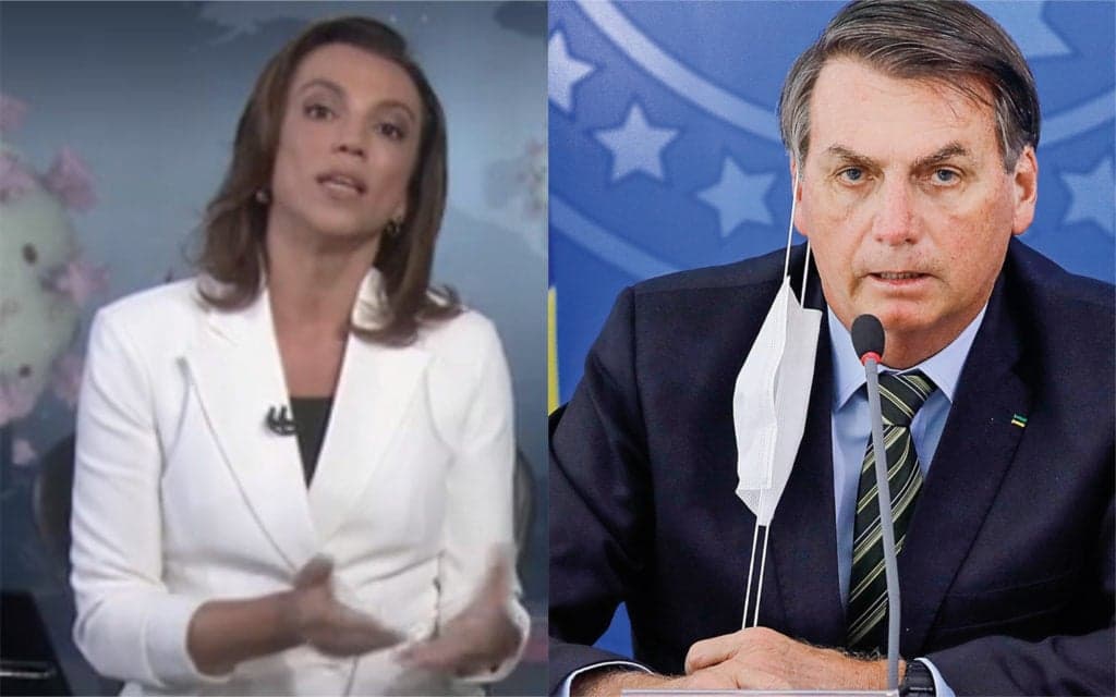 Apresentadora do Jornal Nacional coloca ministro de Bolsonaro contra parede, dá bronca ao vivo e ele acaba se desculpando: "A gente erra"