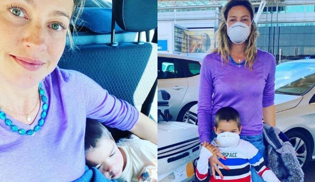 Luana Piovani e filho enfrentam drama durante viagem por conta do Coronavírus