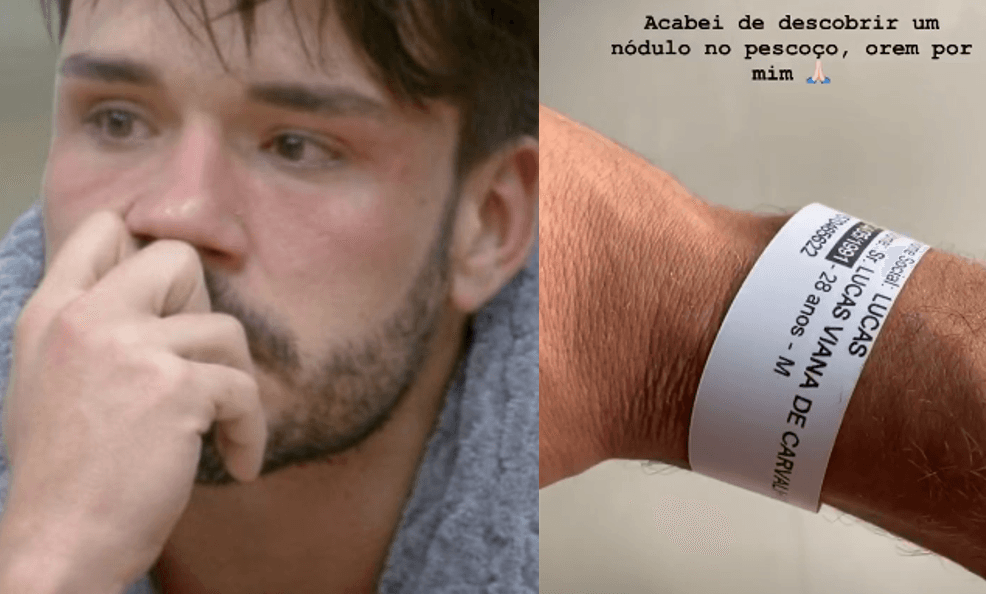 Lucas Viana descobre nódulo e fãs entram em desespero; Hariany avisou em A Fazenda