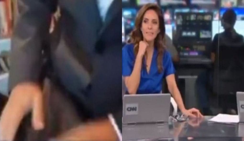 Ao vivo, jornalista mostra suas partes debaixo do corpo na CNN Brasil e deixa apresentadoras assustadas com imagem
