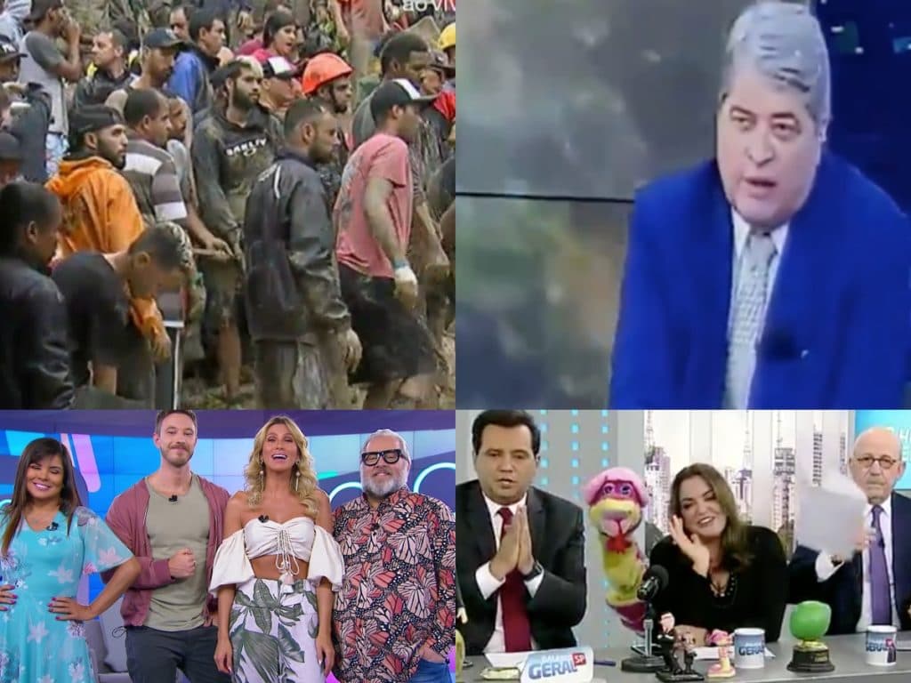 Audiência da TV 03/03: Com cobertura especial de enchentes, Record fica lado a lado do SBT e Datena decepciona Band