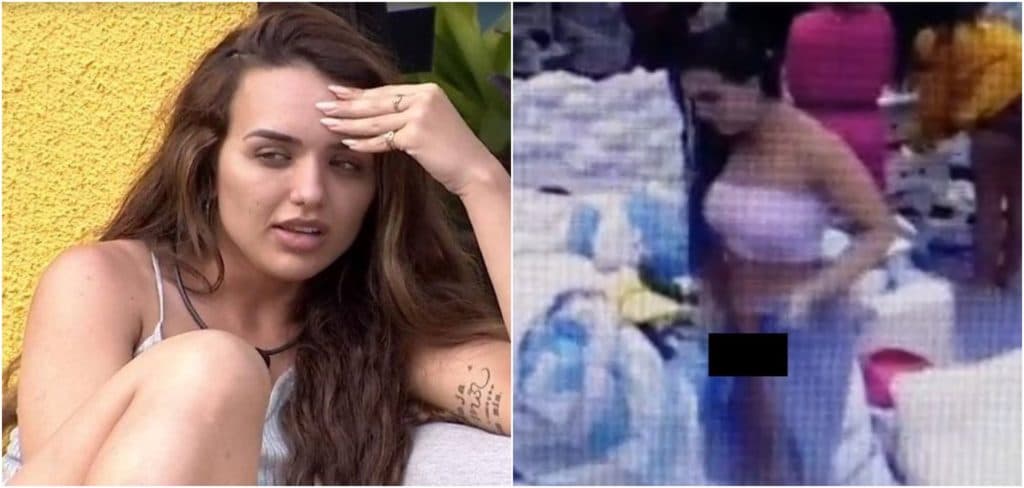 BBB 20: Rafa Kalimann se descuida, deixa toalha cair e exibe parte íntima