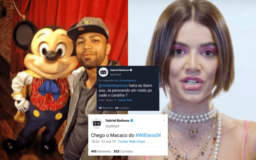Gabigol é atacado após pedir eliminação de Manu do BBB20 e passado vem à tona: "Racista e homofóbico"