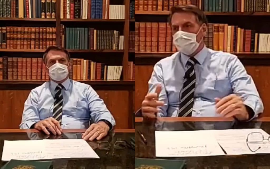 Bolsonaro tem primeiro teste do novo coronavírus supostamente confirmado por jornal e gera histeria coletiva