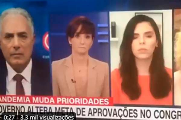Jornalista da CNN Brasil expõe exaustão para o público e dorme ao vivo durante principal jornal