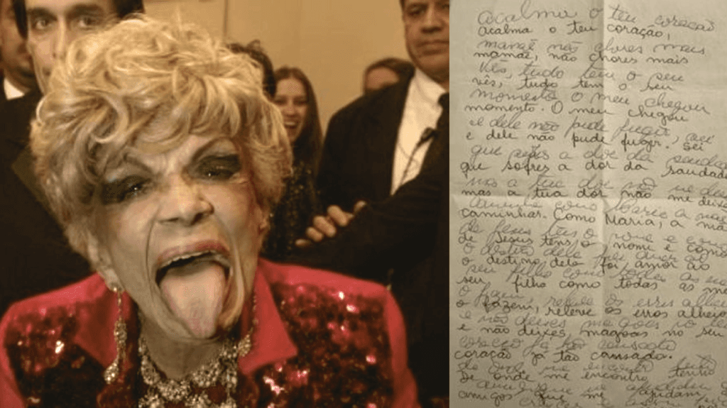 Dercy Gonçalves retorna em carta psicografada e revela ainda estar fedendo à morta