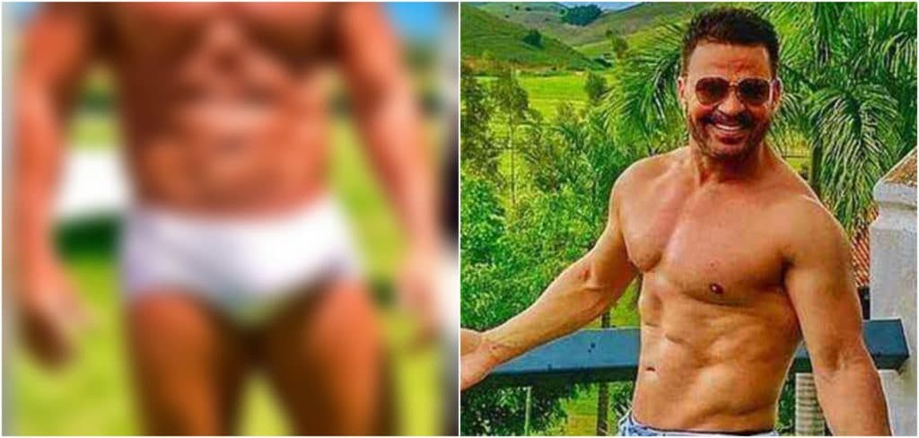 Com fama de 'dotado', Eduardo Costa é colocado na parede por seguidora: "É real ou fake news?"