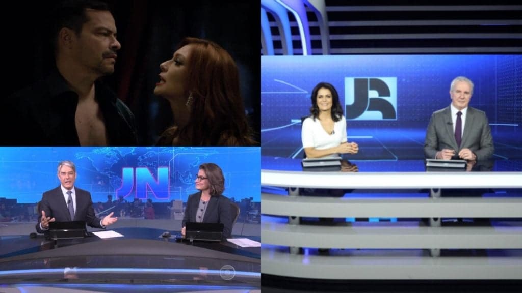 Audiência 18/3: Jornal Nacional explode números em ataque, Jornal da Record dispara e Amor Sem Igual bate pico
