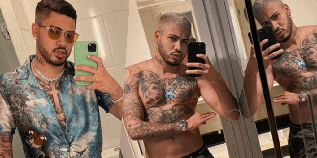 Kevinho coloca calça branca explodindo, esfrega espada nos fãs e rapaz vai pra cima: "Pacotão da po.."