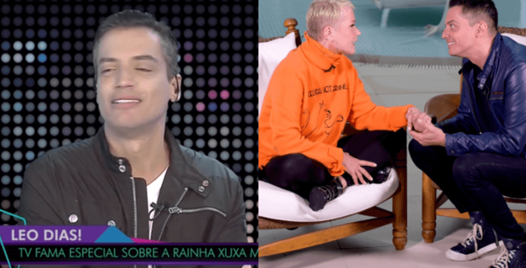 Leo Dias, após desabafo sobre TV Fama, se emociona ao falar de encontro com Xuxa: "Tremi tanto"