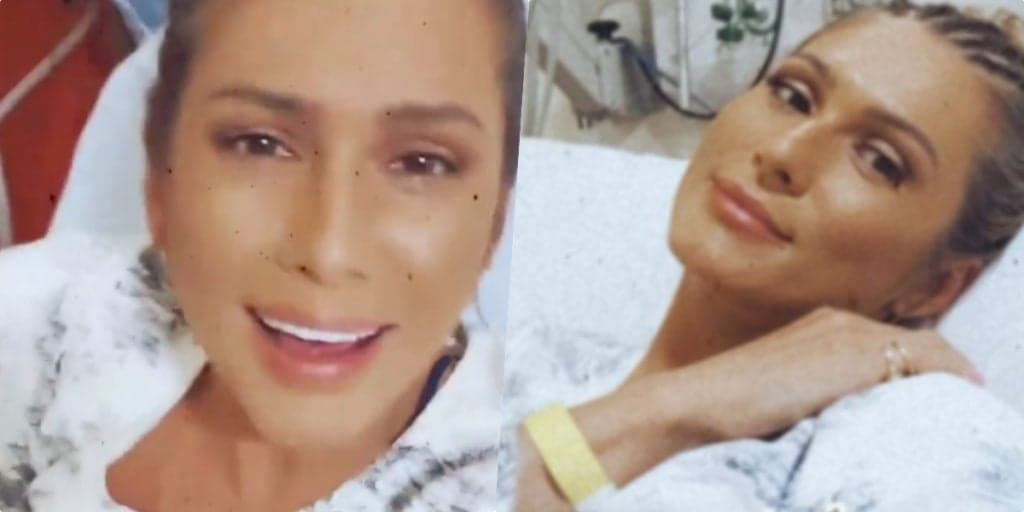 Lívia Andrade apresenta o Fofocalizando no SBT e logo após vai parar diretamente no hospital