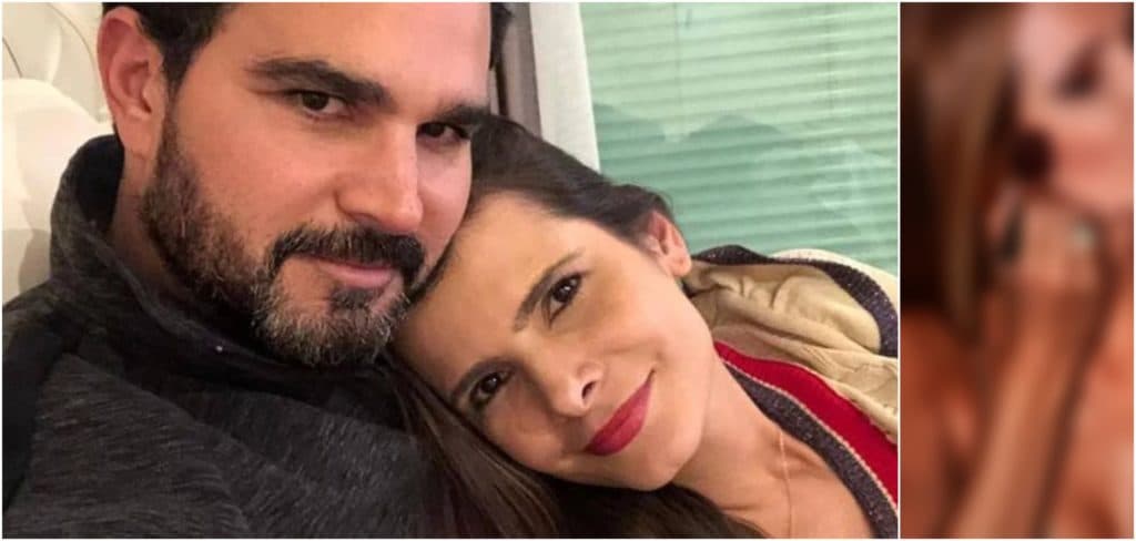 Jesus! Luciano Camargo flagra esposa em momento íntimo e dispara: 'Amo pegar ela assim'
