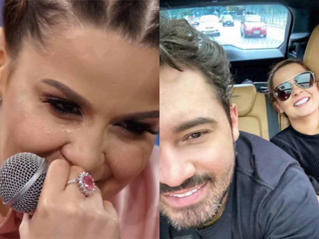 Maiara surge na cama agarrada com Fernando Zor e fala sobre gravidez pela primeira vez: "Esperei tanto"