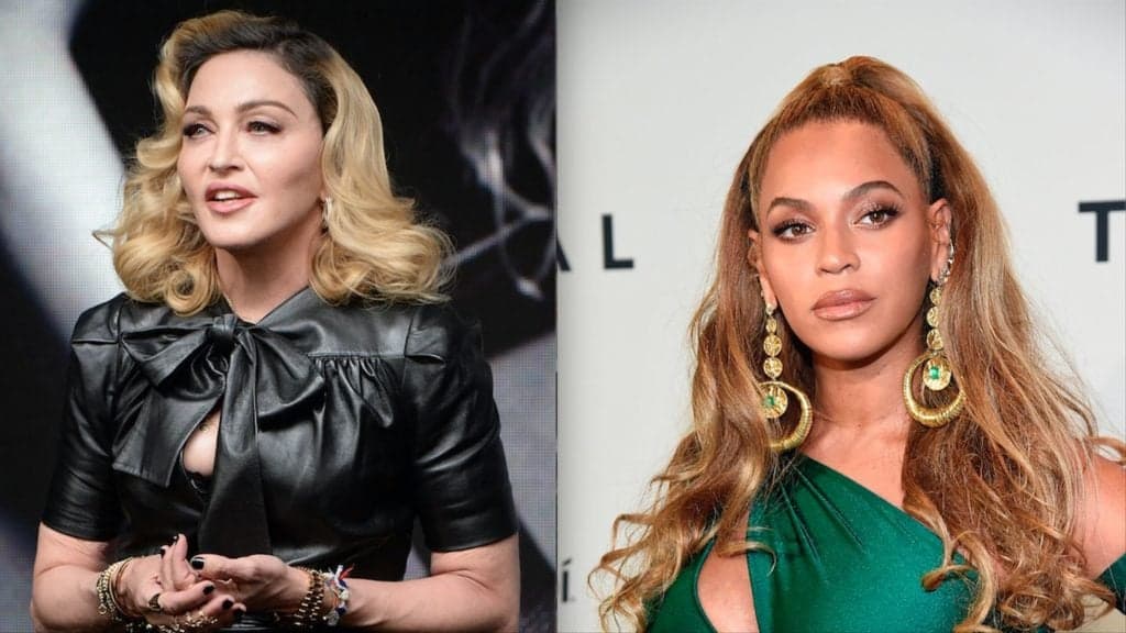 Madonna e Beyoncé são escolhidas como as mulheres mais influentes nos últimos 100 anos