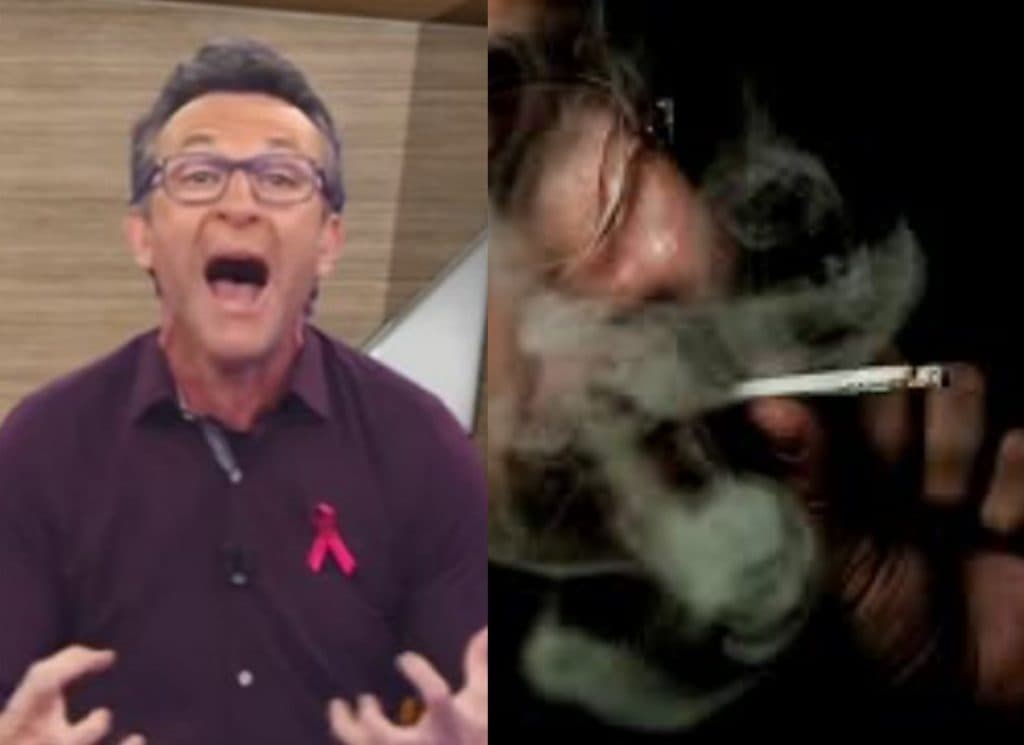 Ao vivo na Band, Craque Neto fala sobre fumar maconha: "Dá vontade de comer hambúrguer"