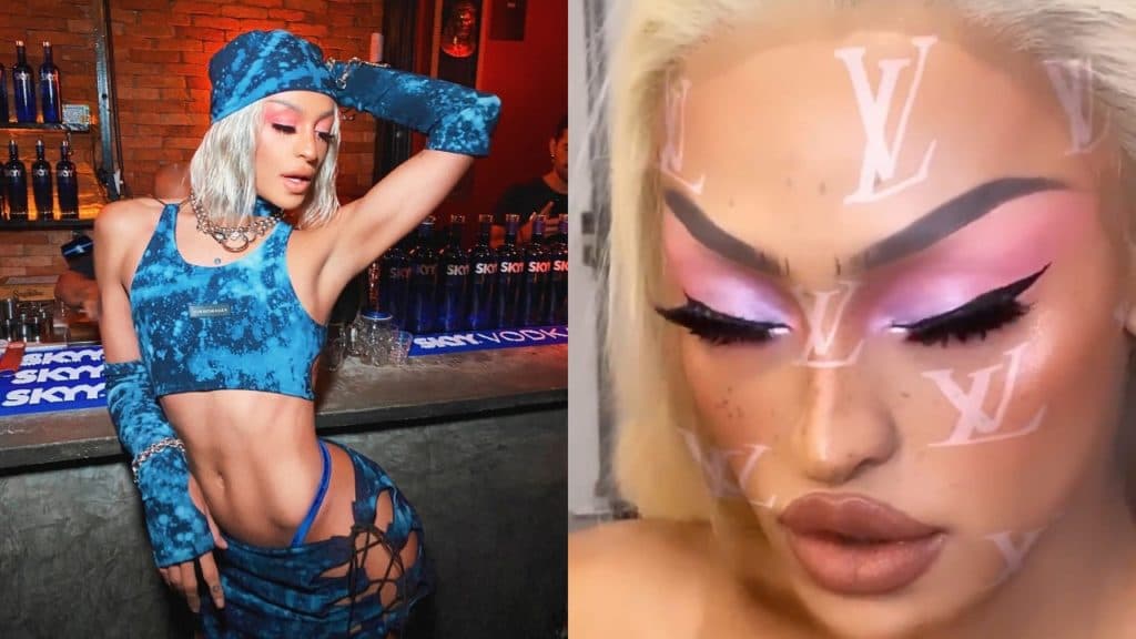 Pabllo Vittar aparece se raspando e dá aula para milhões de como faz para "esconder"
