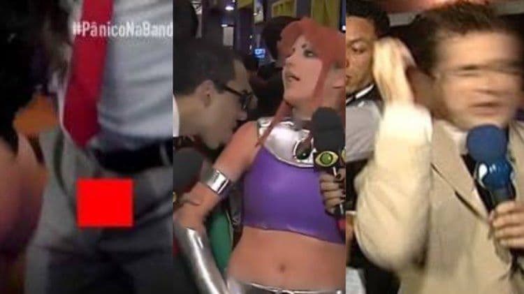 Lambida em entrevistada, pênis ao vivo e socos na cara: as maiores polêmicas do Pânico na TV