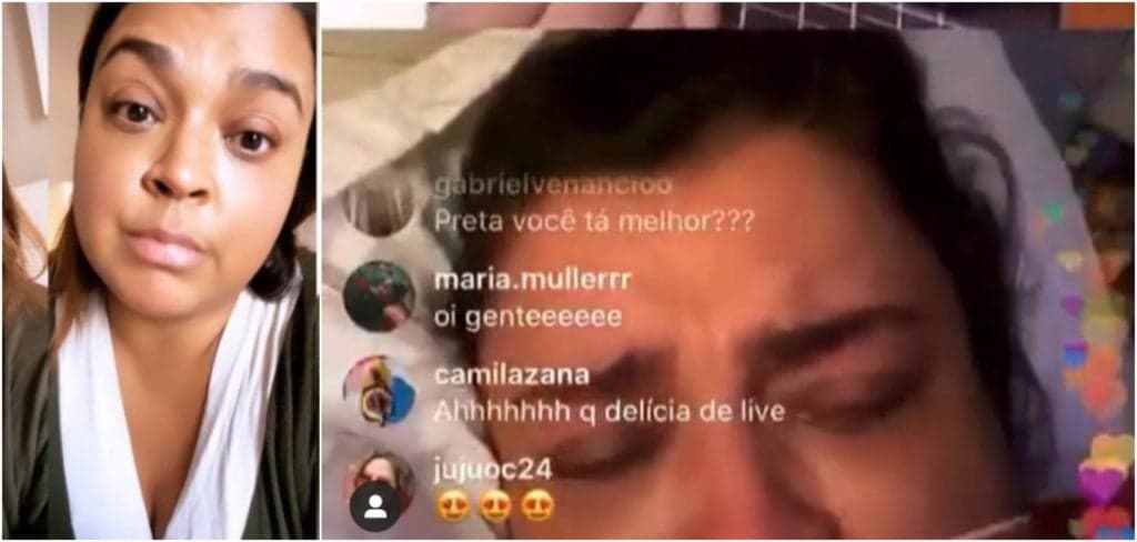 Isolada após ser infectada por doença, Preta Gil chora e se desespera: 'Enlouquece a gente'