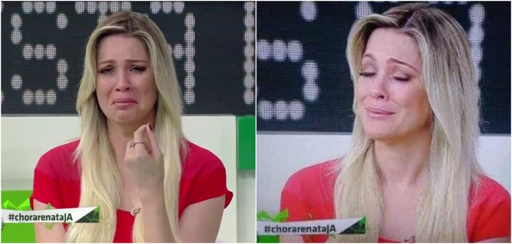 Com notícia de morte, Renata Fan não controla emoção e chora ao vivo em programa da Band