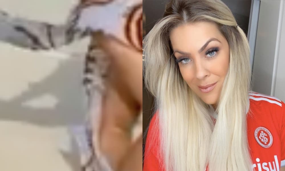 Renata Fan enlouquece, levanta saia do vestido e deixa público indignado: "Meu Deus"